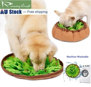 Pet Dog Snuffle Mat Nose Smell Training Sniffing Pad Washable Puzzle Toy - Picture 1 of 13