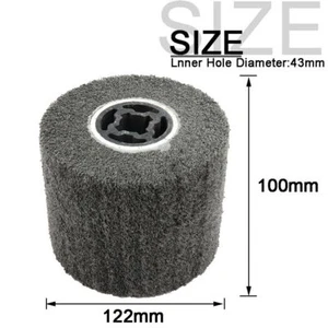 Non-woven Wire Drawing Wheel Abrasive Drum Burnishing Polishing Tool 40-600 Grit - Picture 1 of 11
