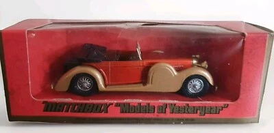MATCHBOX MODELS OF YESTERYEAR 1:43 SCALE Y-11 1938 LAGONDA DROPHEAD COUPE BOXED - Image 1 of 4