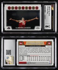 2008-09 Topps Chrome LeBron James #23 CSG 8