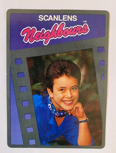 Neighbours 1987 Scanlens #13 Sasha Close/Lucy Robinson VG to Excellent condition