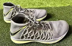 Nike Men's 12 Train Ultrafast Flyknit CR7 844524-001 Gray Sneakers Soccer RARE - Picture 1 of 14