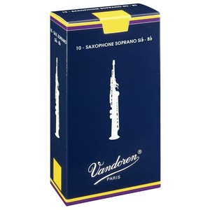 Reed Vandoren Sax Soprano Sib Traditional Measurements 2,5 - Conf. 10 Pieces