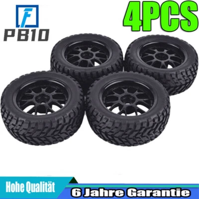 4PCS 12mm Modellauto Gummi Reifen Für 1/10 Axial Hsp Redcat Traxxas Tamiya HPI - Bild 1 von 4