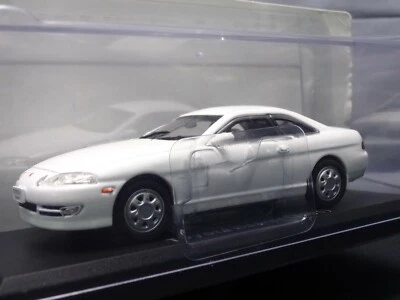 Toyota Soarer 1991 Blanco Escala 1/43 Caja Mini Coche Exhibición Diecast Vol 75 Foto 1 de 4