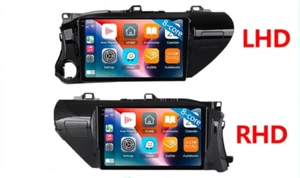 10.1" quad core Android 14 for Toyota Hilux GPS Headunit Carplay 2016-2020 - Picture 1 of 4