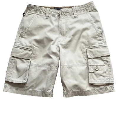 Мужские шорты-карго American Rag 32 бежевые хлопковые с карманами для походов на открытом воздухе - Изображение 1 из 4