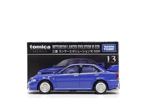 Tomica Premium 1:64 Mitsubishi Lancer Evolution VI GSR - Blue (#13) - Picture 1 of 4