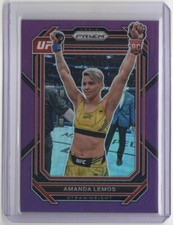 Amanda Lemos 2023 Panini Prizm UFC RC Card ROOKIE Purple Prizm /149