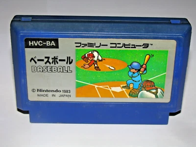 Baseball Picture Label Version Famicom NES Japan import US Seller - Image 1 of 2