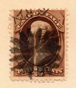 146 USED WITH FLOWER TYPE FANCY CANCEL, FREE DELIVERY IN USA - Picture 1 of 1