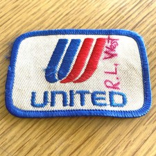 UNITED AIRLINES Rectangular Sew-On Patch 2" x 3" inch COMMERCIAL AVIATION