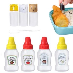 Food Grade Mini Sauce Bottle Squeeze Bottles Container Ketchup Sauce Dispenser - Picture 1 of 19