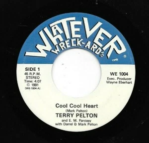 TERRY PELTON / E.M. FANTASY * 45 * Cool Cool Heart * 1991 * MINT NW * WHATEVER - Imagen 1 de 4