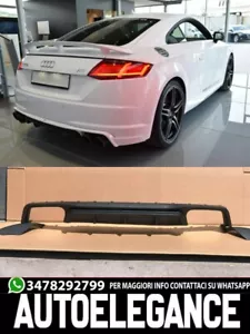 DIFFUSORE POSTERIORE ADATTO PER AUDI TT 8S NUOVO LOOK - Foto 1 di 15