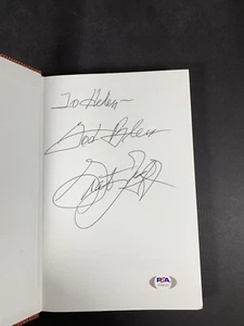 The Finest, Grant Teaff, Baylor College HOF 2001 Autograph Book PSA GRADE 10 - Picture 1 of 7