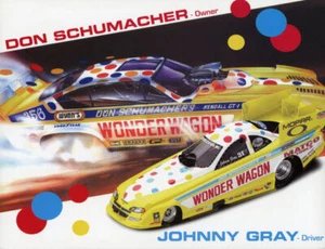 "Don Schumacher" "Wonder Wagon" "Tribute" NITRO Funny Car ORIGINAL HANDOUT! - Picture 1 of 2