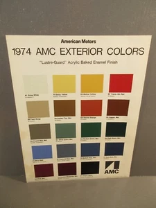 AMC Außenfarbprospekt 1974 - Bild 1 von 1