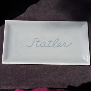 Fabulous STATLER Hotel Dresser Tray 1952 Syracuse Restaurant Ware - Picture 1 of 3