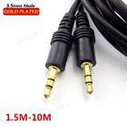 1.5/3/5/10M 3.5mm Stereo Audio AUX Cable Input Extension Male to Male Cord CB1