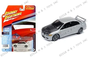 JOHNNY LIGHTNING JLCP7176 2004 MITSUBISHI LANCER EVOLUTION EVO 1/64 SILVER - Picture 1 of 1