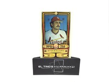 KEITH HERNANDEZ 1983 Topps Perma-Graphics Super Star Credit Card 150-SSN8307