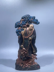 Collect China old Authentic Huizhou hand made Wudao can use Ink Ink stick - Picture 1 of 9