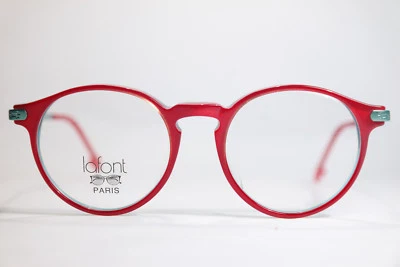 Lafont Kinderbrille 370 Victor 44 Rot Grün oval Brillengestell NEU
