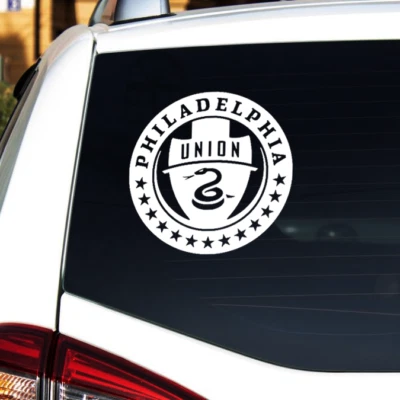 Philadelphia Union MLS Fan Decal-Pick SIZE&COLOR, Soccer, Laptop, Gift Wall Art - Image 1 of 3