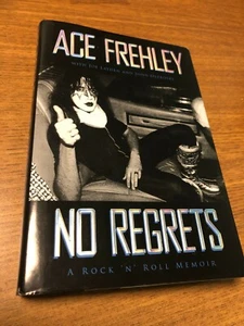 USED 2011 KISS ACE FREHLEY NO REGRETS HARDCOVER BOOK AUTOBIOGRAPHY THE SPACEMAN - Picture 1 of 12