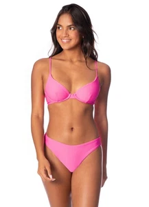 Parte inferior de bikini clásica de tiro regular Maaji Sublimity rosa MD - Imagen 1 de 4
