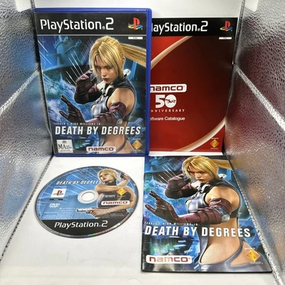 Death By Degrees • PlayStation 2 PS2 + Manual (2004) PAL AUS Complete CIB Tekken - Image 1 of 4