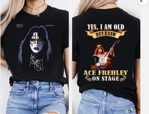KISS Ace Frehley Tribute Shirt, Heavy Cotton Men Women Classic 2 Sides Shirt. - Picture 1 of 1