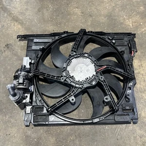 12-19 BMW M5 M6 (F06 F10 F12 F13) 4.4L S63 1000w RADIATOR COOLING FAN w/ SHROUD - Picture 1 of 20