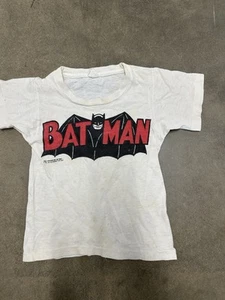 Vintage 1960er Batman T-Shirt 1966 Allison Grafik DC Comics Jugend Größe 8 - Bild 1 von 4