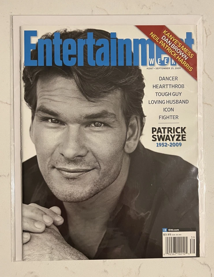 Entertainment Weekly Sept 2009 Patrick Swayze Tribute 1959-2009. MINT - NO LABEL - Image 1 of 1