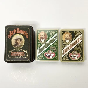 Tarjetas de juego Jack Daniel’s vintage años 70 en lata • 2 barajas selladas - Imagen 1 de 6