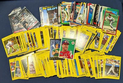 Lote de tarjetas coleccionables de béisbol de finales de 1980 - principios de 2000 - Fleer '91, Topps, puntuación Foto 1 de 3