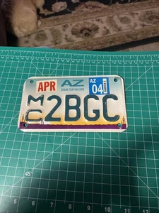 2004 AZ Arizona MOTORCYCLE License Plate - OHV Off Highway Vehicle MC 2BGC - Picture 1 of 3