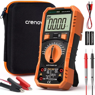 Crenova Digital Multimeter, 6000 Counts Multi Testers, Auto-Ranging TRMS Volt... - Image 1 of 4