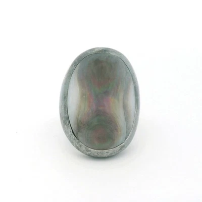 Anillo cúpula madreperla de plata de ley - talla 8 (C31023852) Foto 1 de 4