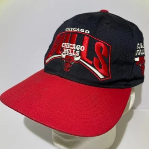 Chicago Bulls Vintage Snapback Black and Red - Picture 1 of 6