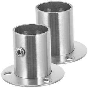 Stainless Steel Closet Rod Support Bracket for Secure and Durable Use - Picture 1 of 12