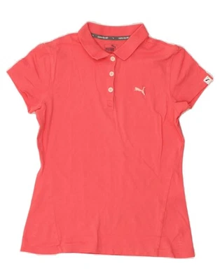 PUMA Womens Polo shirt UK 10 Small Pink BZ25 - Image 1 of 3