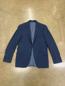 John Varvatos Blazer Men’s 40L Blue Zignone Italy Super 120s Wool Jacket Coat ! - Picture 1 of 23