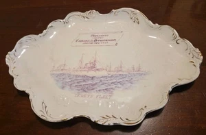Deweys Flotte Spanisch Amerikanischer Krieg Souvenir Platte Chicago Einzelhandel - Bild 1 von 10
