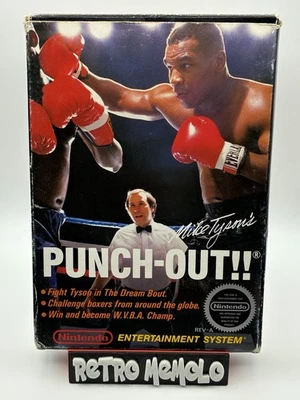 Mike Tyson's Punch-Out (Nintendo NES, 1987) Circle Seal With Box & Manual & Game - Image 1 of 4