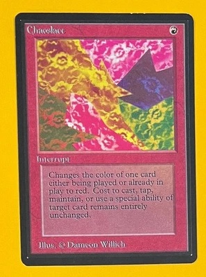 MTG CHAOSLACE Beta (OldManMTG 012-528) - Image 1 of 3