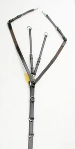 Placa de pecho elástica CS Showjumping Eventing con clips bronceado completo - Imagen 1 de 1