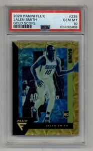 2020 Panini Flux Jalen Smith Gold Scope 3/8 PSA 10 Gem Mint - Picture 1 of 2